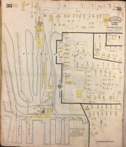 Sanborn Escanaba, 1929, 1950, p. 38 Nahma detail