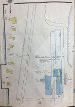 Sanborn Escanaba, 1929, 1950, MI Tanning detail