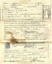 James R. Marcoe naval discharge, back