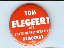 Tom Elegeert campaign button