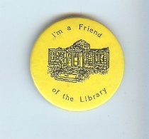 I'm a Friend of the Library button