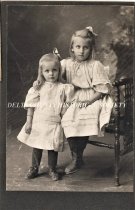 Two girls from the Ronneberg family