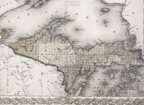 The Upper Peninsula in 1855 (Map detail)