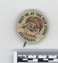Christmas promotional pin, Fair Store