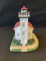 Miniature Sand Point Lighthouse, west side
