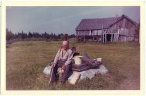 John Ranta Sitting at the Water Pump