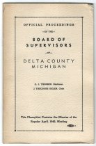 Proceedings of the Board of Supervisors of Delta County April 1943