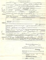 John Ranta's Death Certificate, 1977 copy