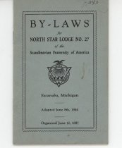 By-Laws for North Star Lodge No. 27, Escanaba