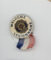 Herbert Kirstin's American Legion button