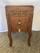 Wooden Standard No. 2 Crank Butter Churn, side opposite crank