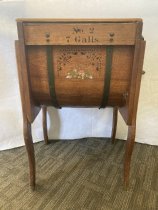 Wooden Standard No. 2 Crank Butter Churn, back