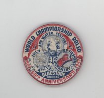 World Championship Roleo button, 1947