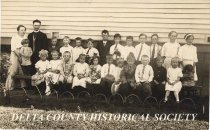 Rev. and Mrs. Holmberg and summer students