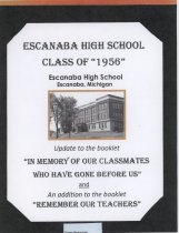 Cover: EHS Class of 1956  ... Remember Our Teachers