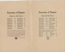 Football Porgrams, Esc. vs. Gladstone, p. 2,3