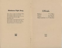 Football Porgrams, Esc. vs. Gladstone, p. 16, 17