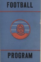 Football program, Esc. vs. Gladstone, 1937, cover