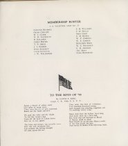 Program page, Reunion booklet