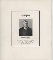 Dedication page Reunion booklet