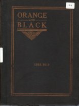 Orange and Black 1918-1919, front cover
