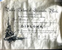 Cora Cox's 1885 EHS Diploma