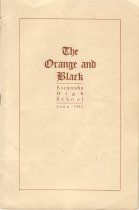 The Orange and Black 1916, front cover