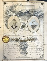 Marriage Certificate August Larson, Augusta Anderson