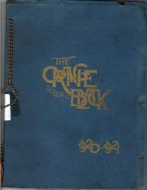 The Orange and Black 1920-1921, front cover