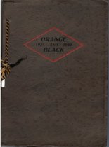 Orange and Black 1921 and 1922, front cover