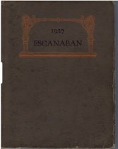 Escanaban 1927, front cover