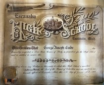 George J. Embs Diploma, 1926