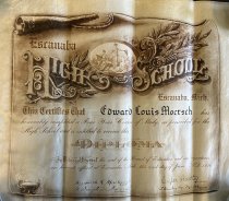 Edward Louis Moersch's High School diploma