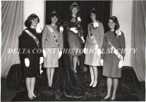 1965 Holy Name Homecoming Queen and her court