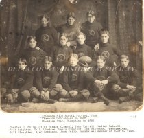 Escanaba High School Football Team, 1898