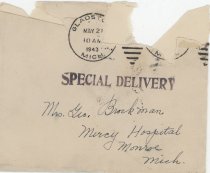 Envelope - Lillie Kjellerman letters