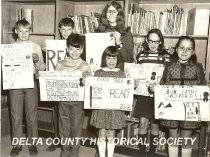 Poster contest at New Jeff school