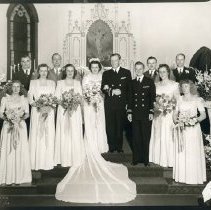 Clarence Milford Bjork and Helen Aminda Kukkonen Wedding (front)