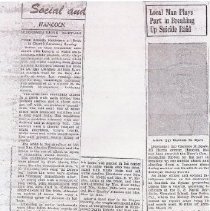 2 newspaper articles