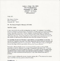 Letter from Linda A. Fisher to Mrs. James L. Carlson