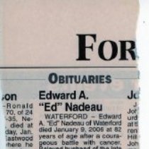 Obituary for Edward A. Nadeau
