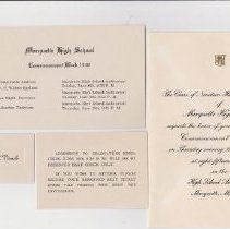 Raymond Laverne Vonck's graduation announcement, 1948