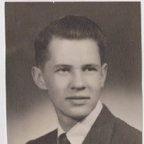 Raymond Laverne Vonck's high school graduation photo, 1948