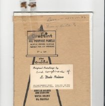 Emma L'Huillier mourning card (back)