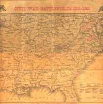 Civil War Battlefields Map