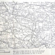 Civil War War Dept Map of Atlanta Campaign 2