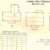 Laurel Mill Mfg Co Roof plans Houses #5-#9