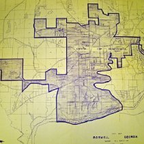 Mabry City Map of Roswell