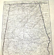 Gray's New Map of Alabama 1878