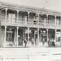 Roswell Historical Society - Front view of Old Perry Building. Notation ...
